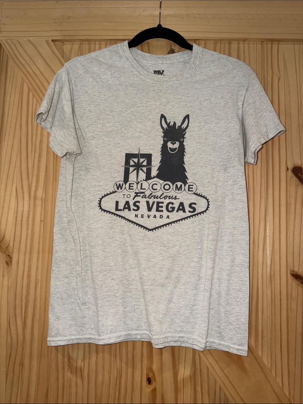 Light Gray 'Las Vegas' Graphic Tee
